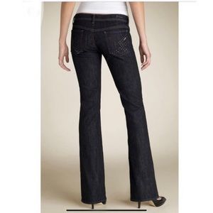 CITIZENS OF HUMANITY dark grommet jeans